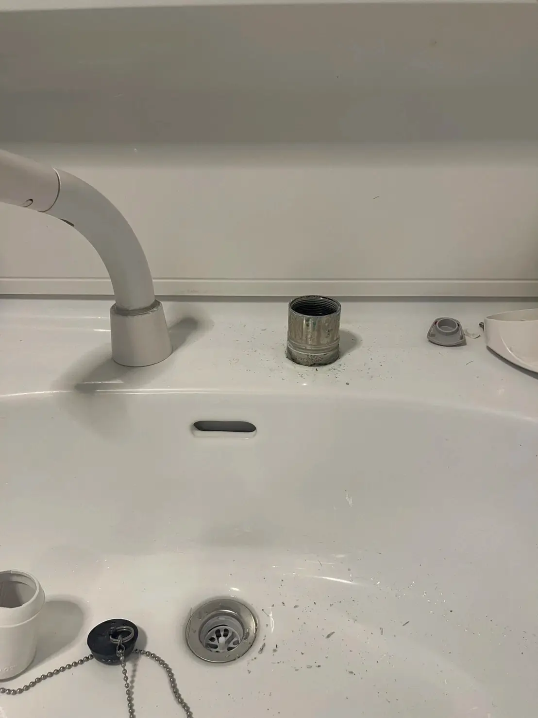 洗面台蛇口の水漏れを解決!-奈良市法蓮町